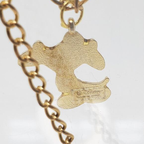 Vintage Disney Mickey Mouse Arms Up Enamel Necklace - Picture 4 of 6